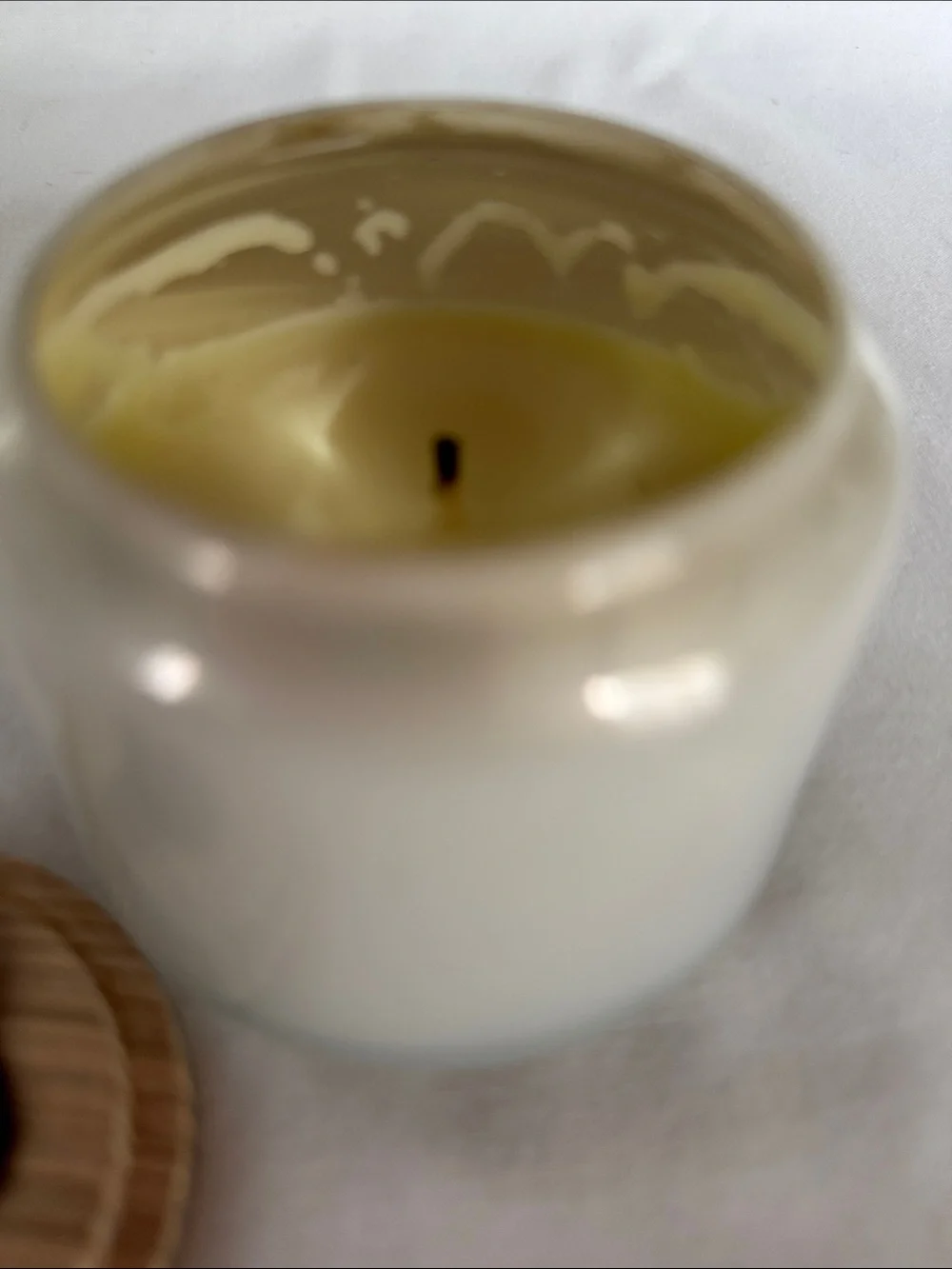Anthropologie Night Gardenia Small Candle with Wooden Lid